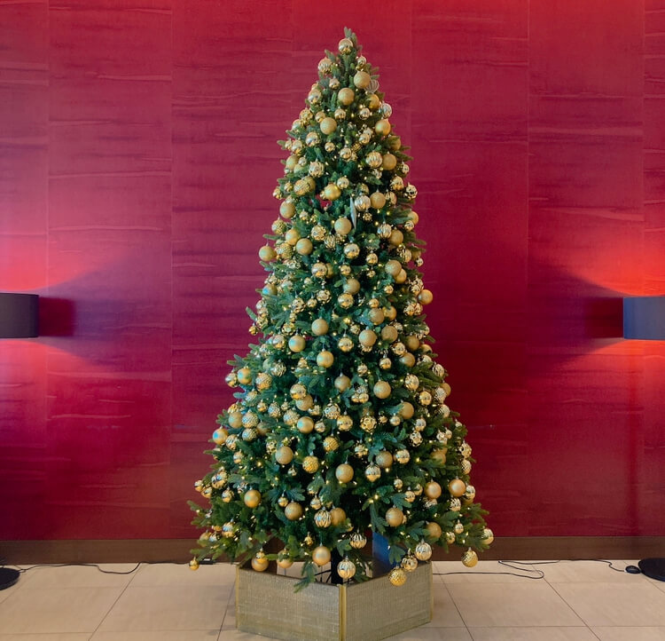 ウェスティンホテル仙台のクリスマスツリー