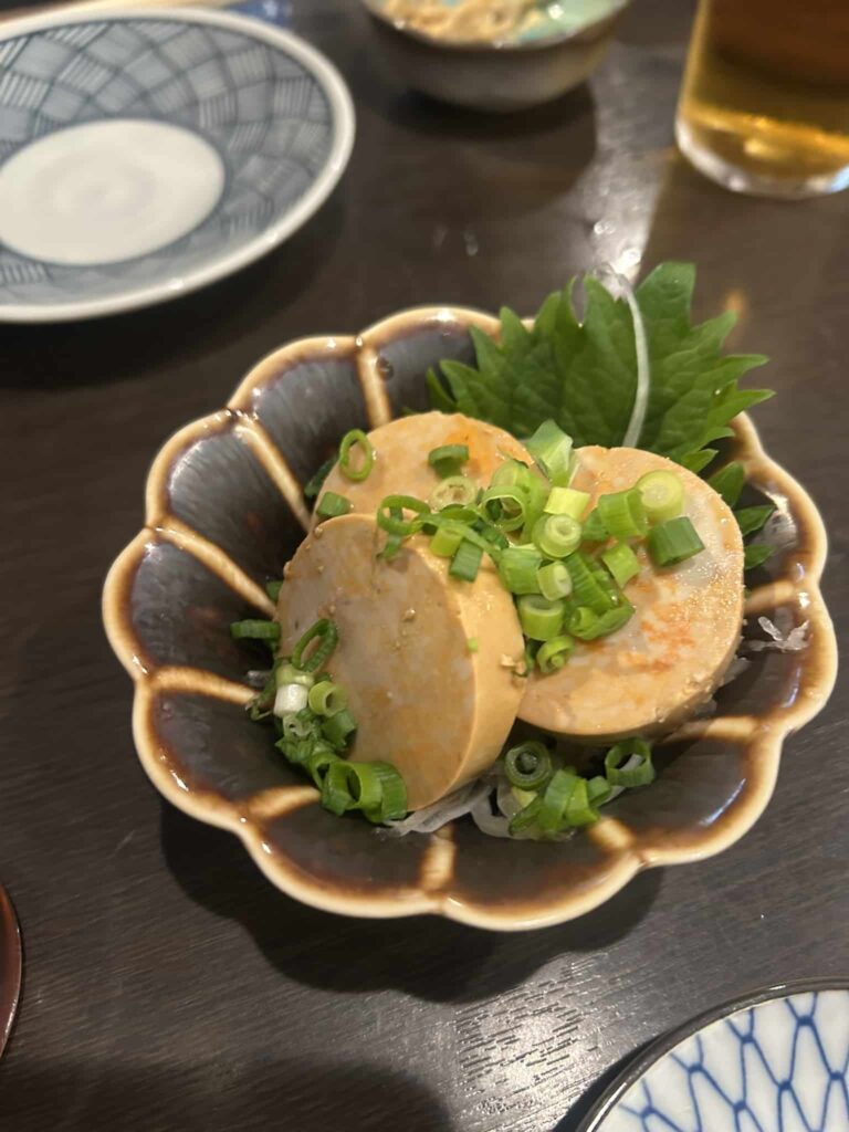 だしとごはんひととき　あんきもポン酢