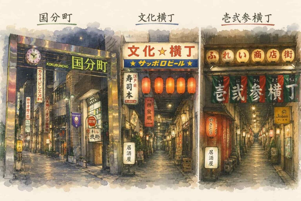 国分町 文化横丁 壱弐参横丁